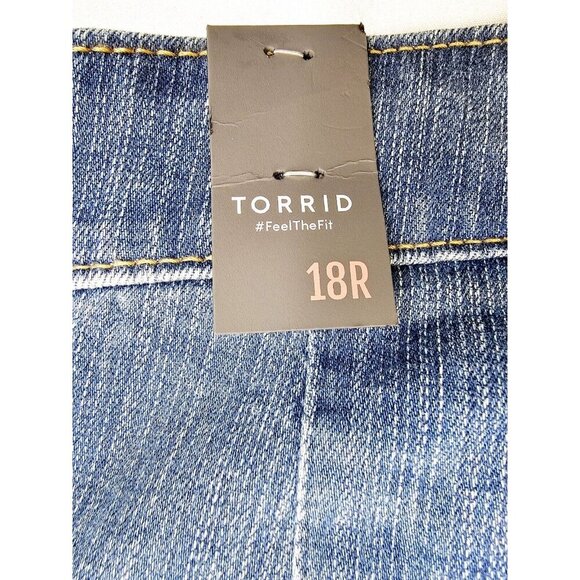 Torrid Size 18R Womens 30" Inseam High Rise Wide Leg Vintage Straight Jeans NWT - Picture 9 of 14